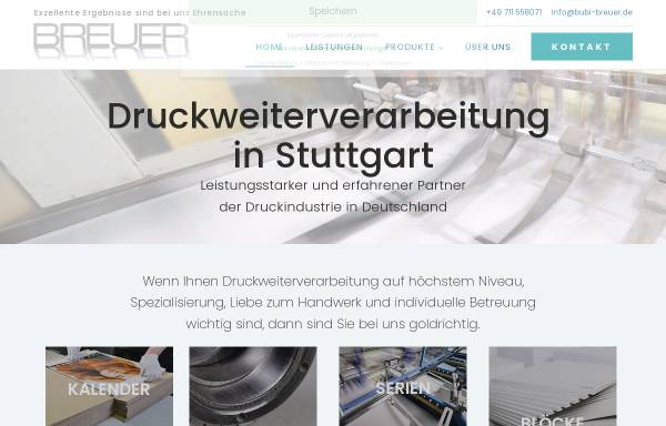 Vorschau von www.bubi-breuer.de, Buchbinderei Breuer GmbH