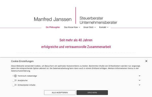 Vorschau von www.stb-janssen.com, Steuerkanzlei Manfred Janssen