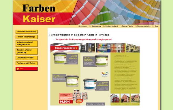 Vorschau von www.farbenkaiser.de, Farben Kaiser