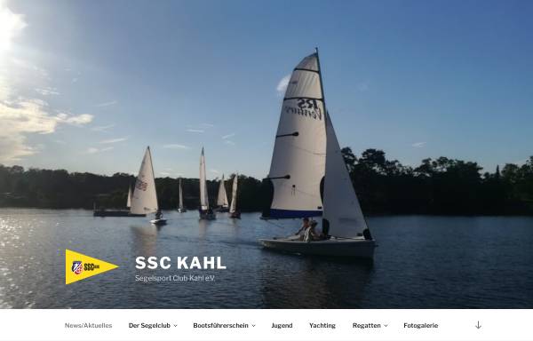Vorschau von www.ssc-kahl.de, Segelsportclub Kahl e. V.