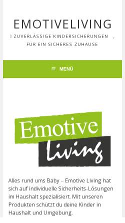 Vorschau der mobilen Webseite www.emotiveliving.de, EmotiveLiving