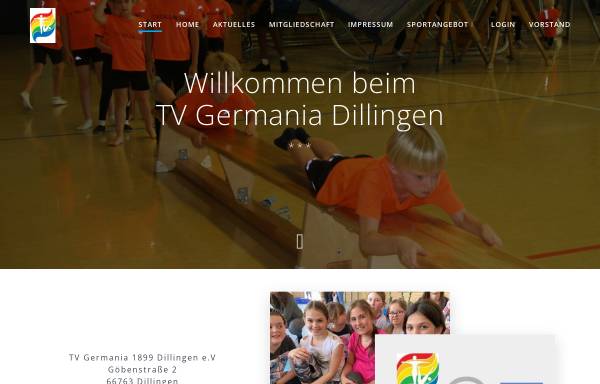Vorschau von www.tvdillingen.de, TV Dillingen e.V.: Startseite