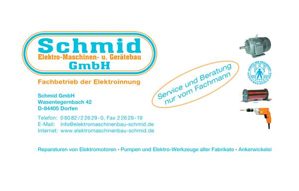 Vorschau von www.elektromaschinenbau-schmid.de, Schmid Elektro-Maschinen und Gerätebau GmbH