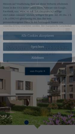 Vorschau der mobilen Webseite www.gamma-immobilien.de, Immobilienverwaltung Gamma