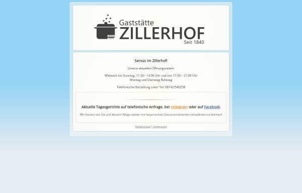 Vorschau von www.zillerhof-groebenzell.de, Gaststätte Zillerhof