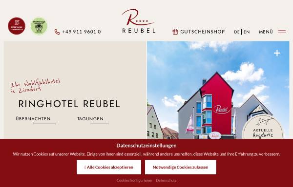 Vorschau von www.hotel-reubel.de, Hotel Reubel