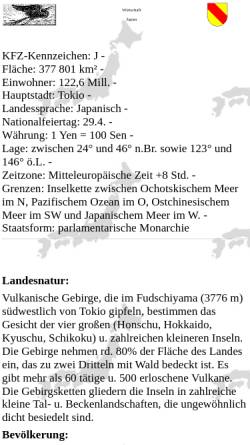 Vorschau der mobilen Webseite www.dhg-westmark.de, Wirtschaft Japan