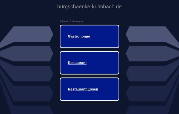 Vorschau von www.burgschaenke-kulmbach.de, Burgschänke Kulmbach