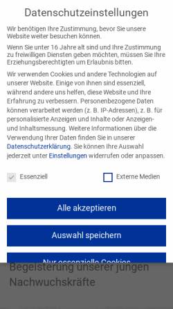 Vorschau der mobilen Webseite www.feuerwehr-aying.de, Feuerwehr Aying