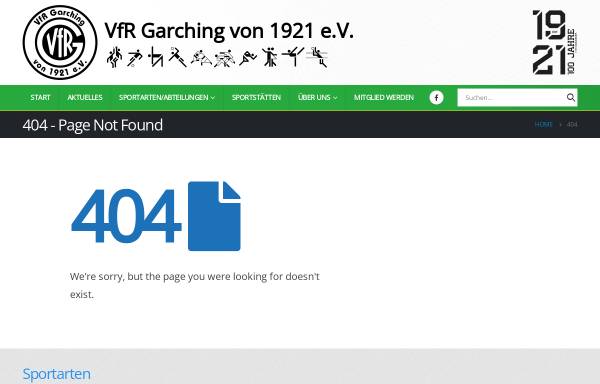 Vorschau von www.vfr-garching.de, VfR Garching e.V.