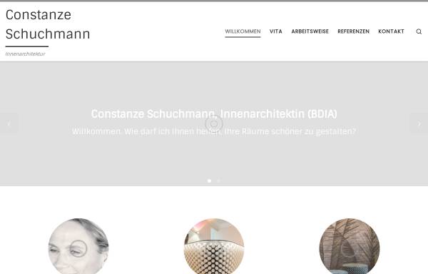 Vorschau von www.frauschuchmann.de, Innenarchitektin Constanze Schuchmann