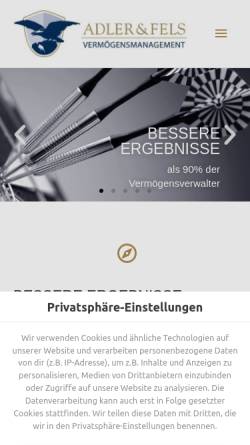 Vorschau der mobilen Webseite www.renditestrategie.de, Franz Brandtner