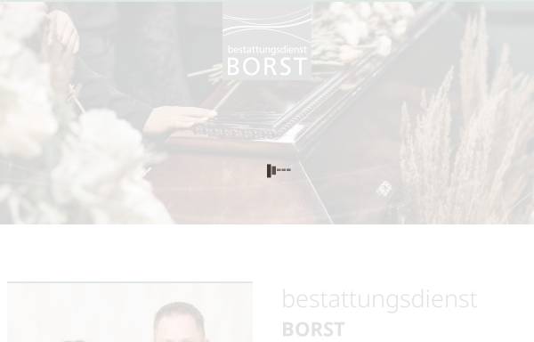 Vorschau von www.borst-bestattungen.de, Bestattungen Borst
