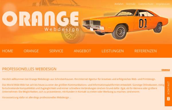 Vorschau von www.orange-webdesign.de, Orange Webdesign, Wolfgang Federmann