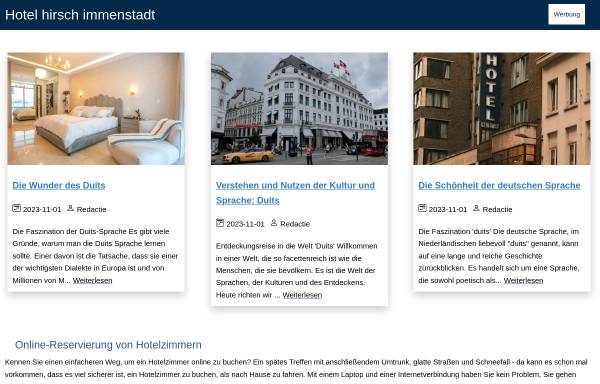 Vorschau von www.hotel-hirsch-immenstadt.de, Hotel Hirsch