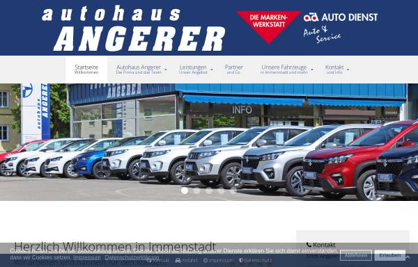 Vorschau von www.autohaus-angerer.eu, Autohaus Angerer in Immenstadt