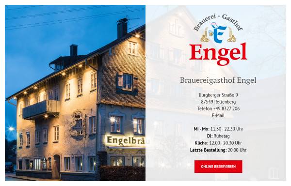 Brauereigasthof Engel in Rettenberg