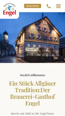 Brauereigasthof Engel in Rettenberg