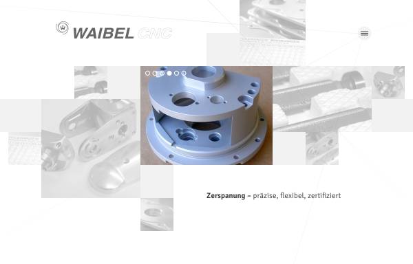 Vorschau von www.waibel-cnc.de, Waibel GmbH CNC Teilefertigung