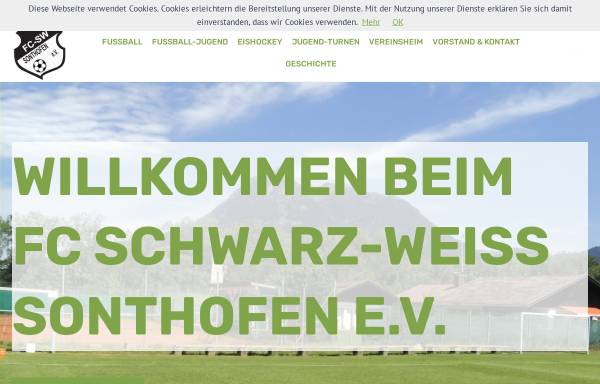 Vorschau von www.fc-sw-sonthofen.de, FC Schwarz-Weiss Sonthofen e.V.