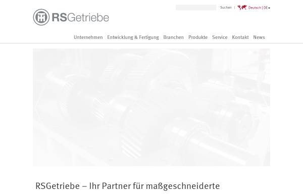 Vorschau von www.rsgetriebe.de, RSGetriebe GmbH