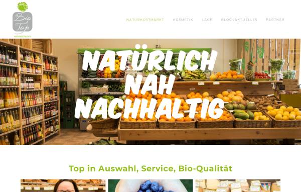 Vorschau von www.biotop-naturkostmarkt.de, Naturkostladen