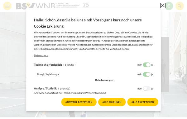 Vorschau von www.braille.at, ÖBSV, Landesgruppe Wien, Niederösterreich, Burgenland