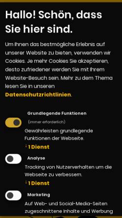 Vorschau der mobilen Webseite www.hofmann-denkt.de, Friedrich Hofmann Betriebsgesellschaft mbH