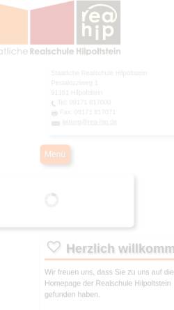 Vorschau der mobilen Webseite www.rea-hip.de, Realschule Hilpoltstein