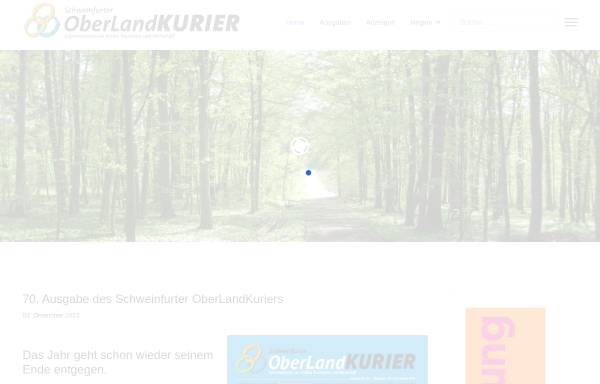 Vorschau von www.oberland-kurier.de, Schweinfurter Oberland-Kurier