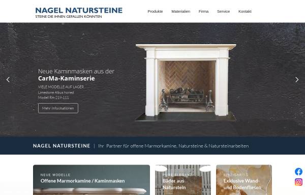 Vorschau von www.nagel-natursteine.de, Nagel Natursteine GmbH