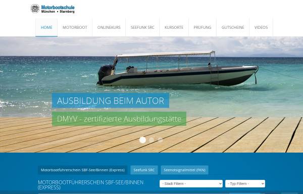 Vorschau von motorbootschule.com, Dr. Singer GmbH