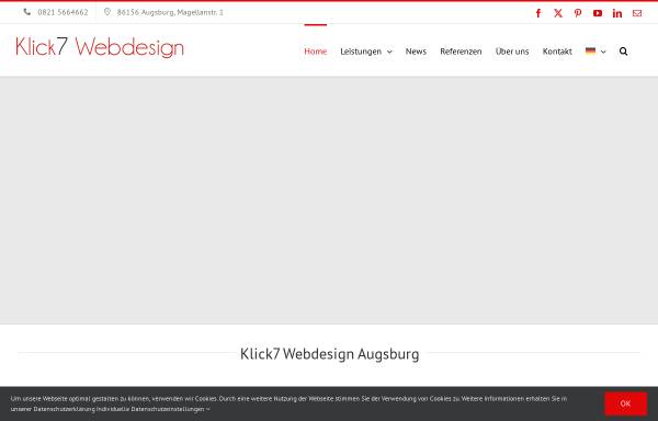 Vorschau von www.augsburg-webdesign.com, Klick7 Webdesign, Rainer Ruff