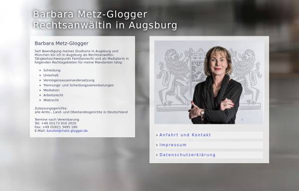 Vorschau von www.metz-glogger.de, Metz-Glogger & Herz