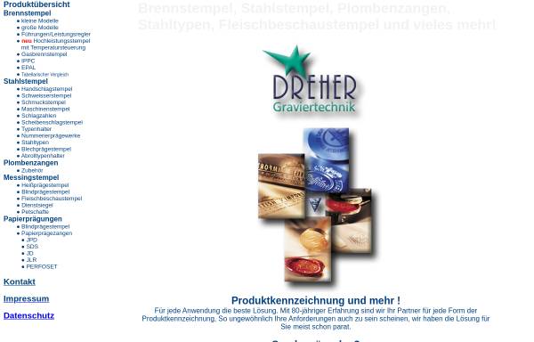 Vorschau von www.stempelwerkzeuge.de, Dreher Graviertechnik, Inh. Matthias Klett
