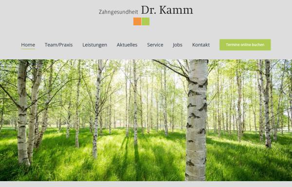 Vorschau von www.dr-kamm.de, Praxis Dr. Jeannette Kamm