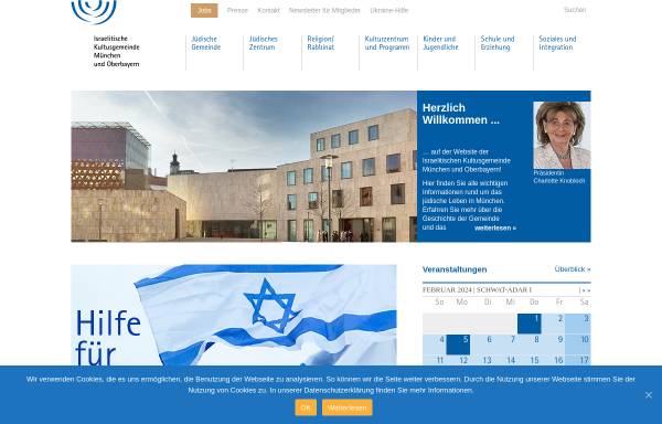 Vorschau von www.ikg-m.de, Israelitische Kultusgemeinde München und Oberbayern