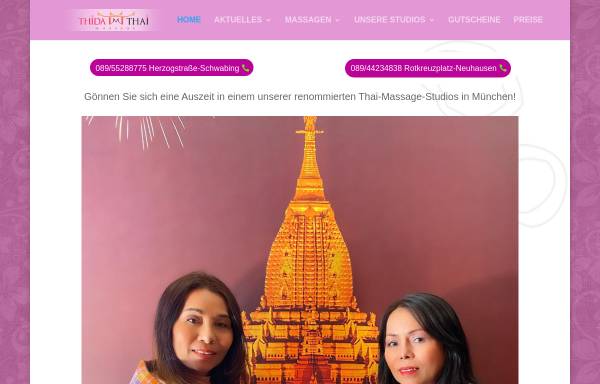 Vorschau von thida-thai-massage.de, Thida Thai Massage