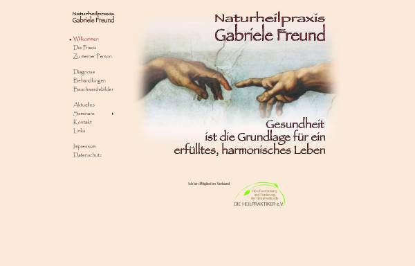 Vorschau von www.gfreund.de, Gabriele Freund