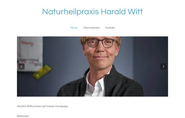 Vorschau von haraldwitt.de, Naturheilpraxis Harald Witt