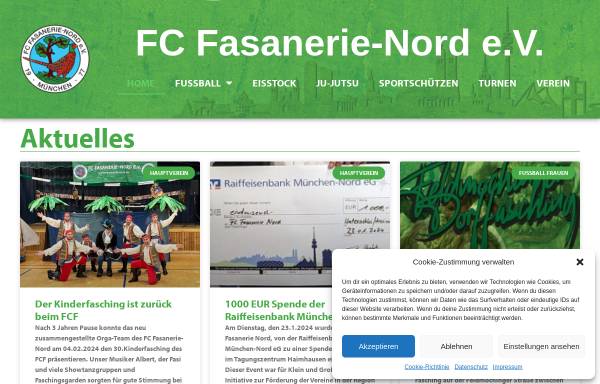 Vorschau von www.fasanerie-nord.de, FC Fasanerie Nord e.V.
