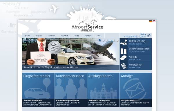 Vorschau von www.airport-service.biz, Airport-Service Hosni