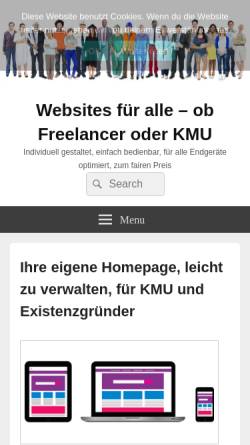 Vorschau der mobilen Webseite www.web-seitig.de, Webseitig, Stefan Baader