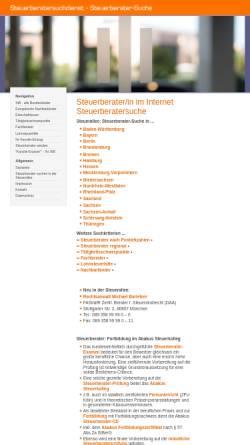 Vorschau der mobilen Webseite www.steuerallee.de, Die Steuerallee by Stabinger und Schrank GbR
