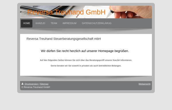 Vorschau von www.reversa.de, Reversa Steuerberatungs GmbH