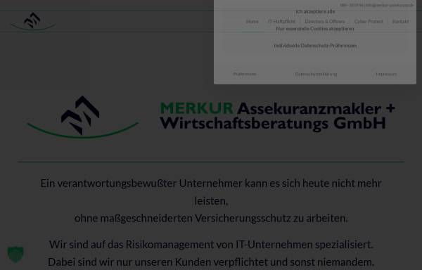 Vorschau von www.merkur-assekuranz.de, Merkur GmbH