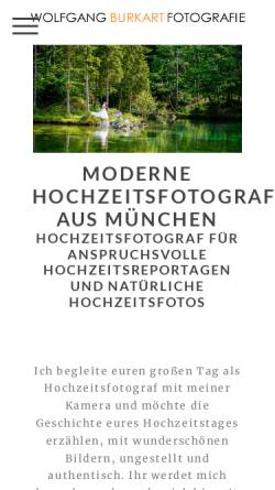Vorschau der mobilen Webseite www.licht-bild.de, Wolfgang Burkart Fotografie