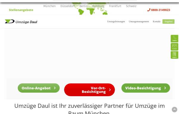 Vorschau von www.umzuege-daul.de, A. Daul Umzüge GmbH
