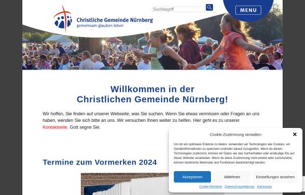 Vorschau von cgnbg.de, Christliche Gemeinde Nürnberg