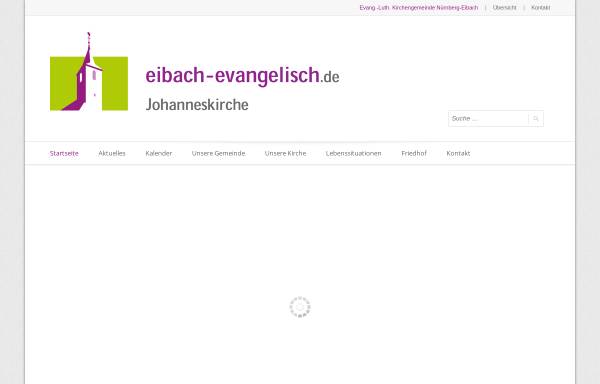 Vorschau von www.eibach-evangelisch.de, Evang.-Luth. Kirchengemeinde Eibach